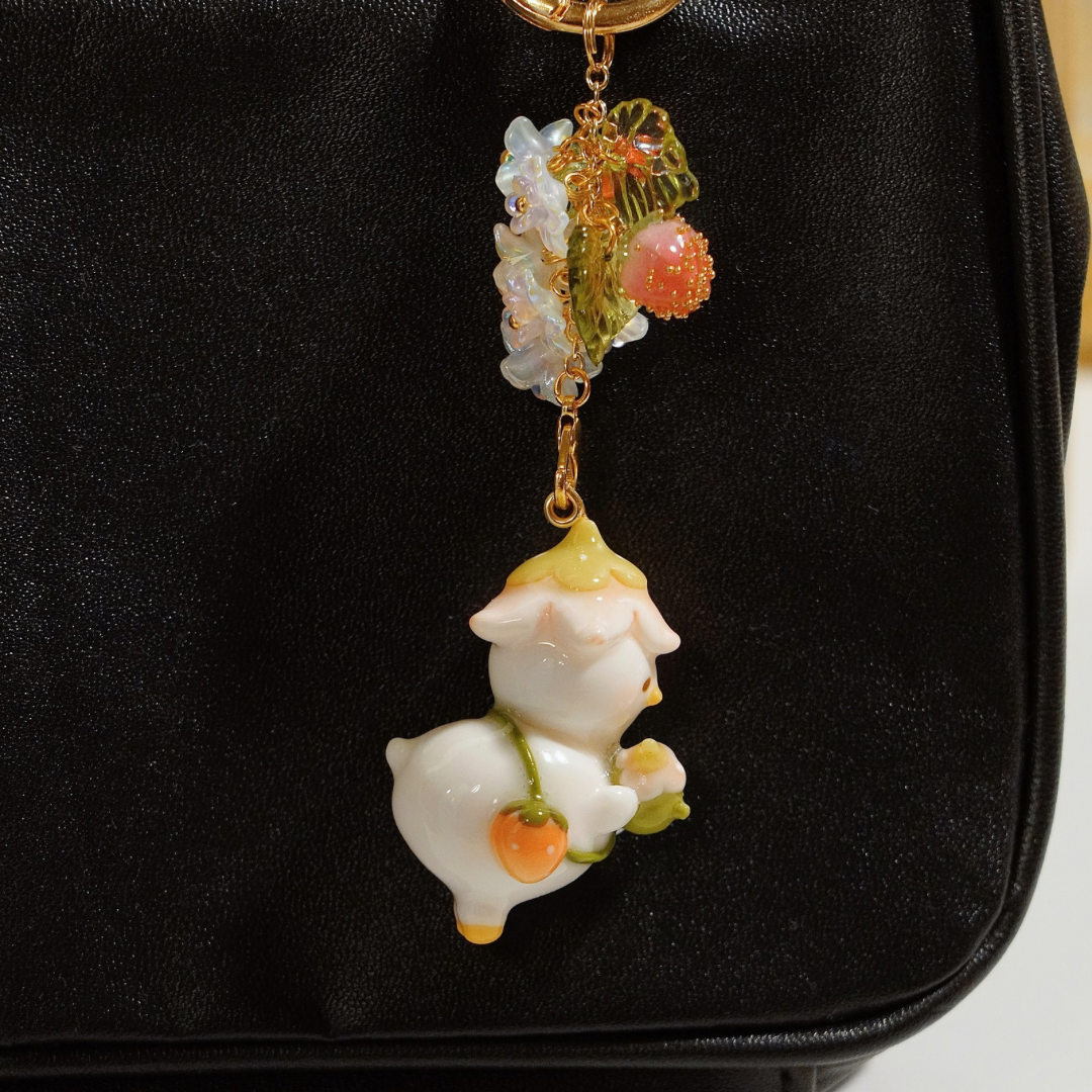 Lily & Leo Keychain - Customizable