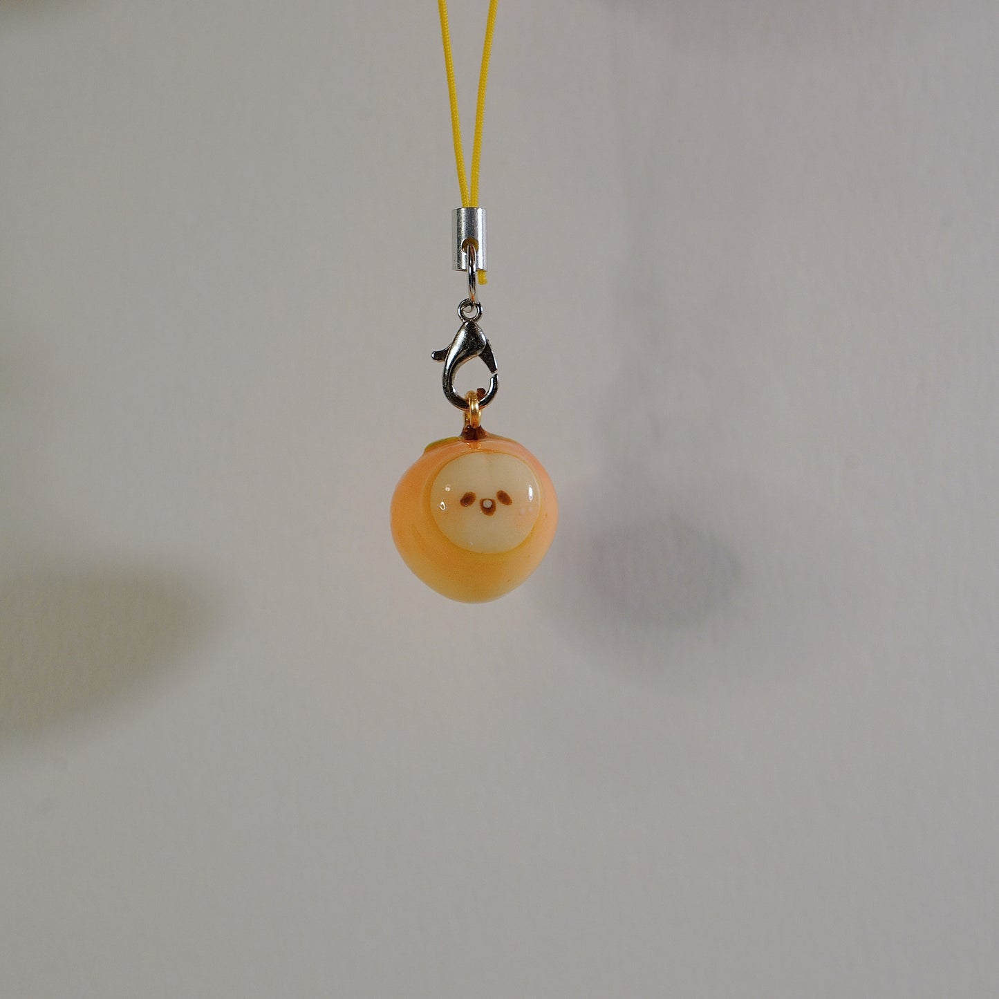 Peach Phone Charm