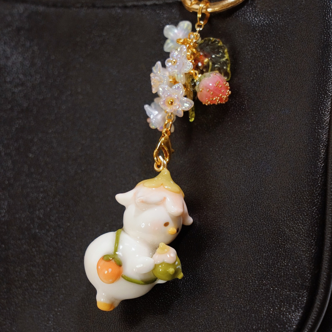 Lily & Leo Keychain - Customizable