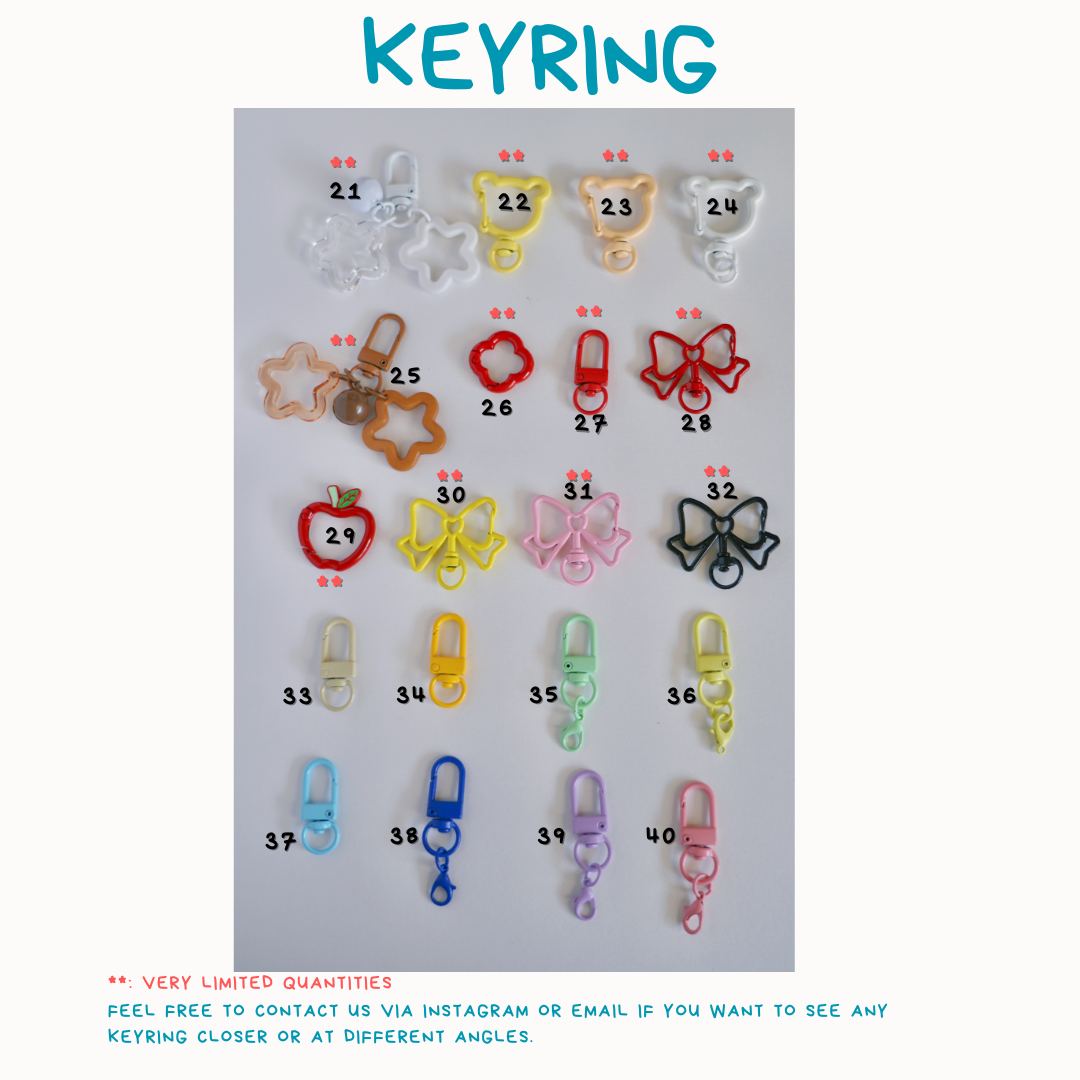 Froggie & Mushroom Keychain - Customizable