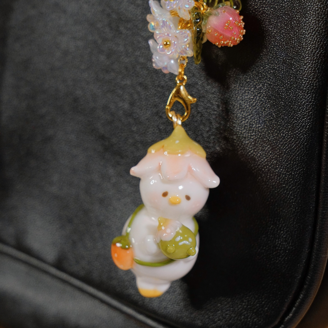 Lily & Leo Keychain - Customizable