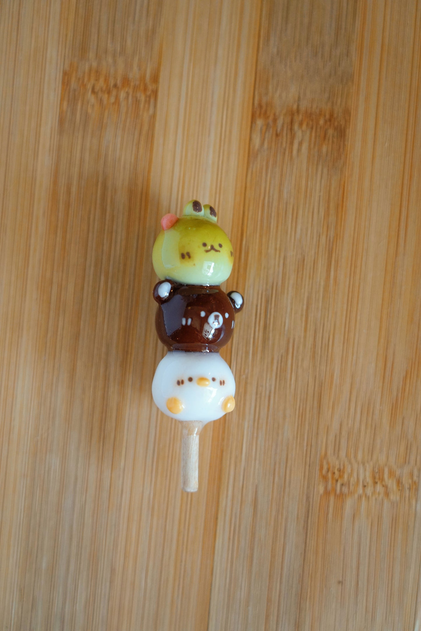 Chocolate Dango Friends Keychain - Customizable