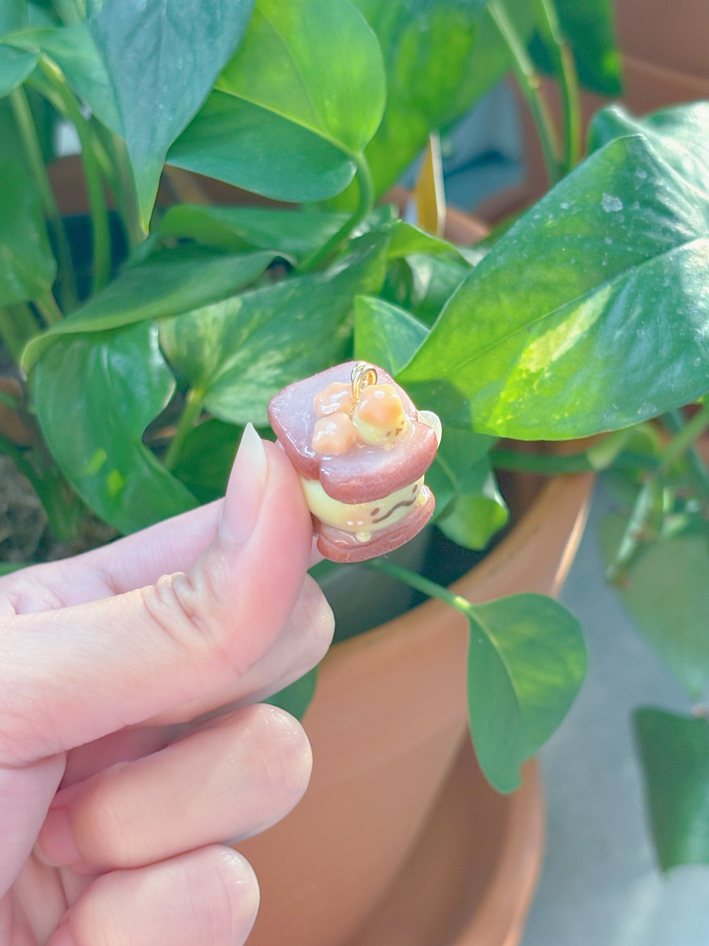 Froggie Ube Toast Keychain - Customizable