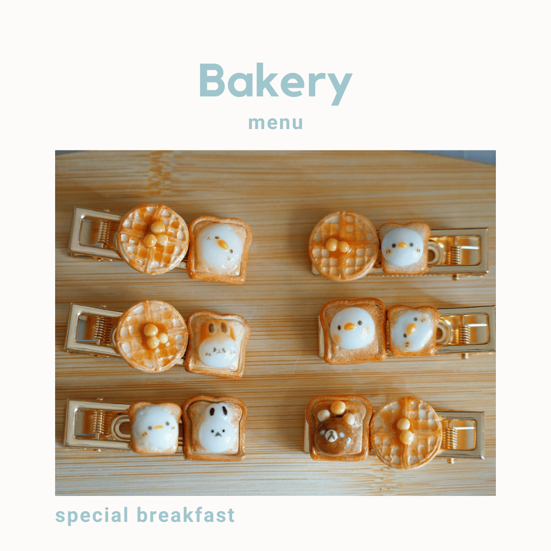 Hair Clip - Special Breakfast