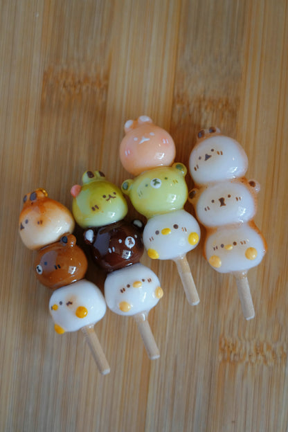 Mochi Dango Friends Keychain - Customizable