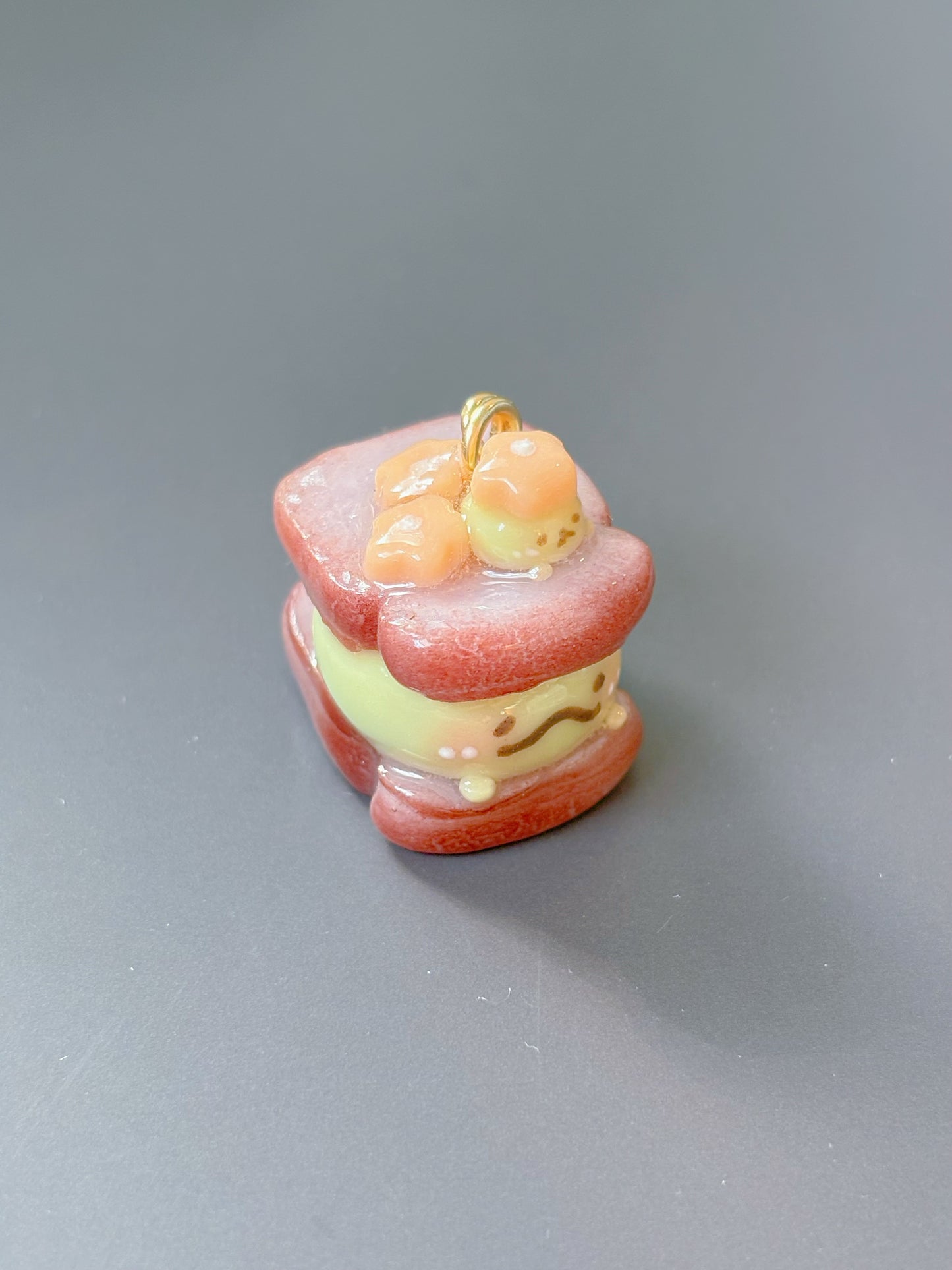 Froggie Ube Toast Keychain - Customizable