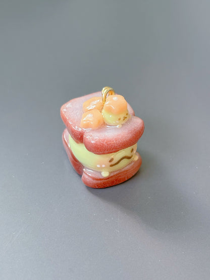 Froggie Ube Toast Keychain - Customizable