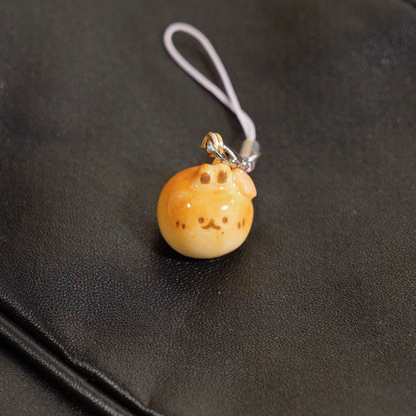 Bunny Bread Phone Charms