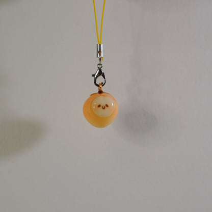 Peach Phone Charm