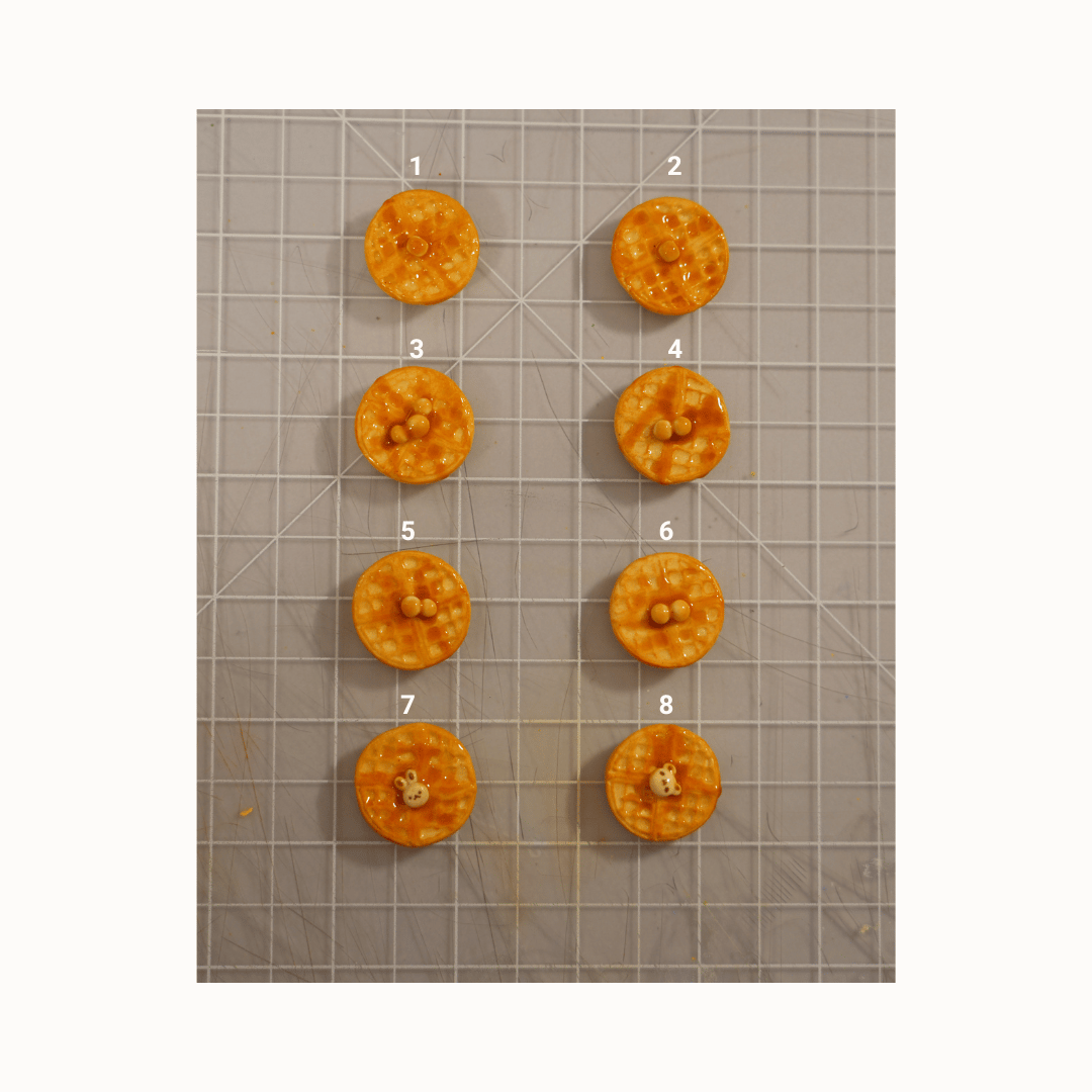 Breakfast Magnets - Bread & Waffles