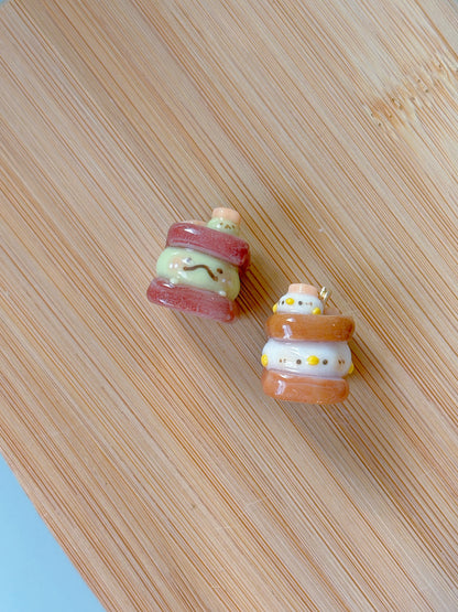 Froggie Ube Toast Keychain - Customizable