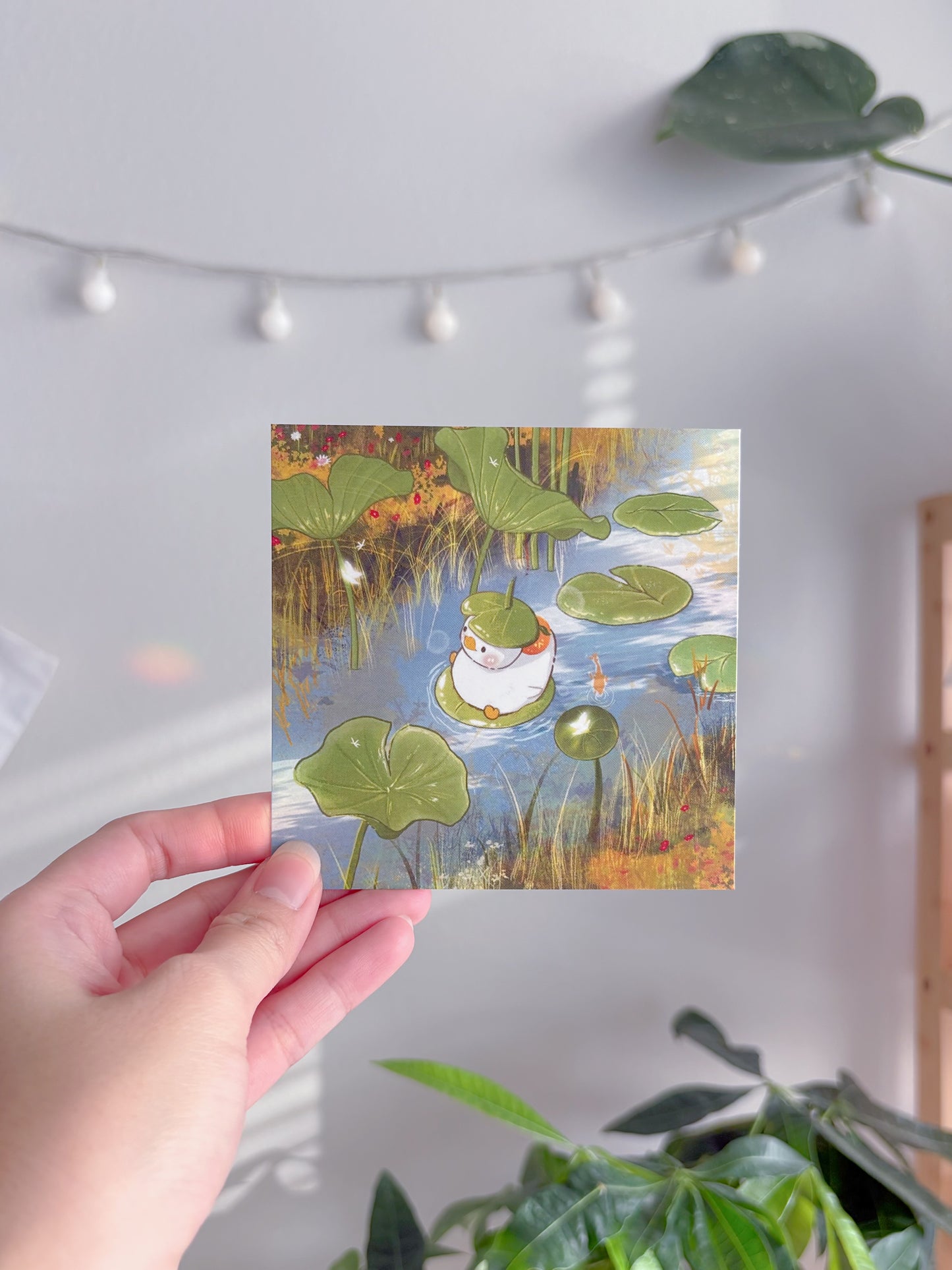 Duckie Pond Art Print 4x4