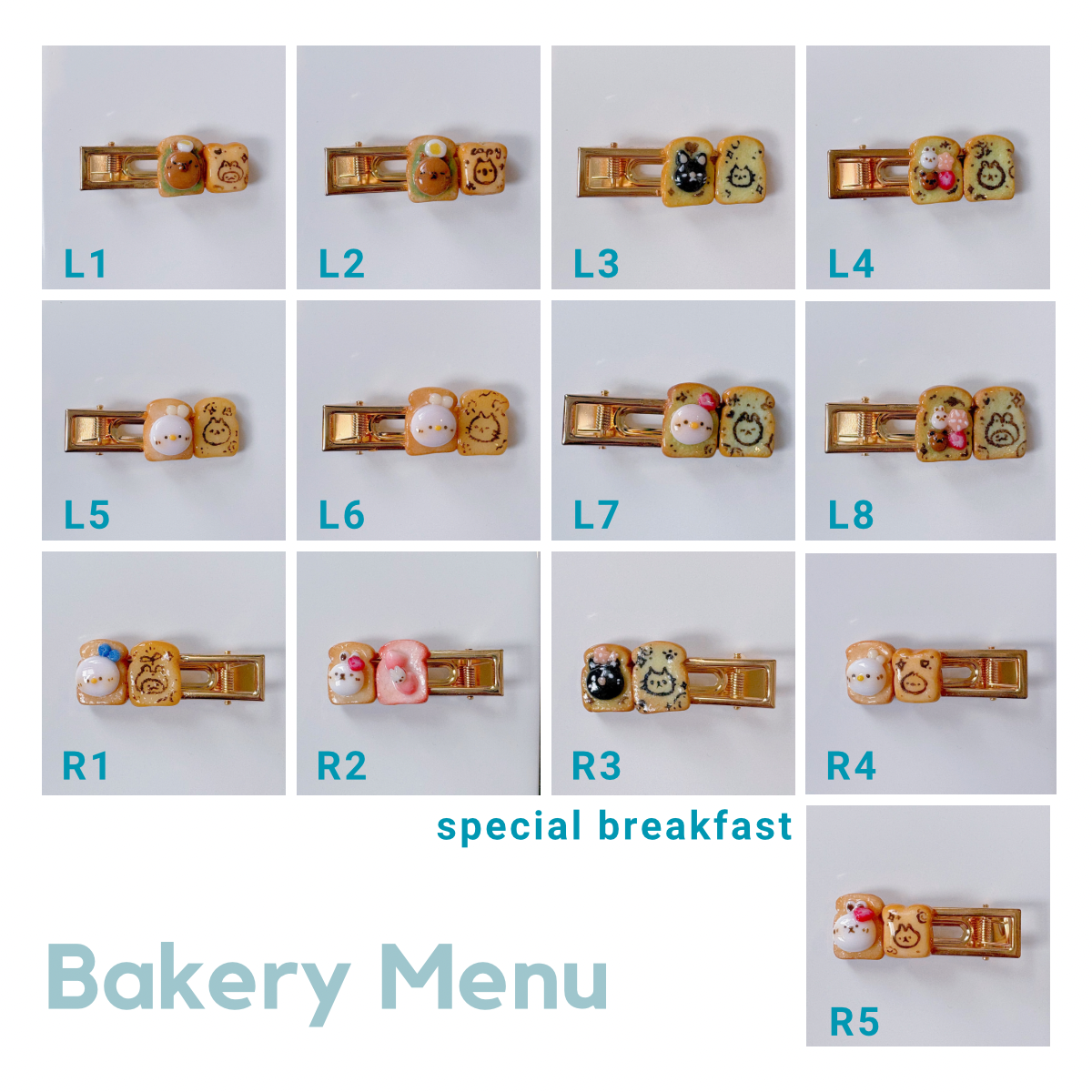 Hair Clip - Special Breakfast