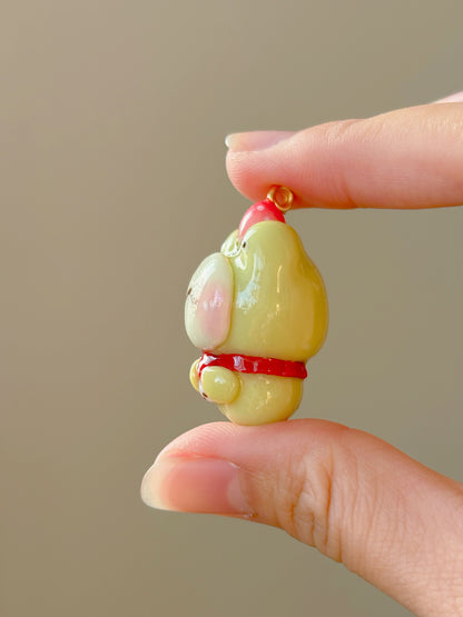 Froggie & Mushroom Keychain - Customizable