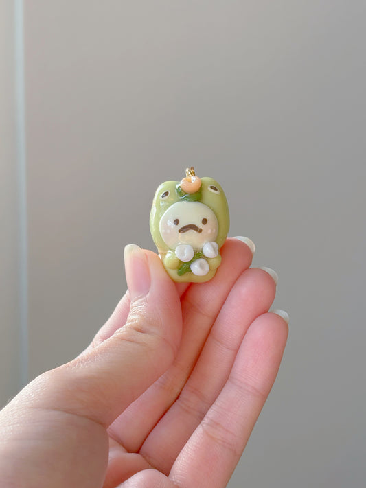 Froggie & Ling Lan Flower Keychain - Customizable