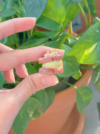 Froggie Ube Toast Keychain - Customizable