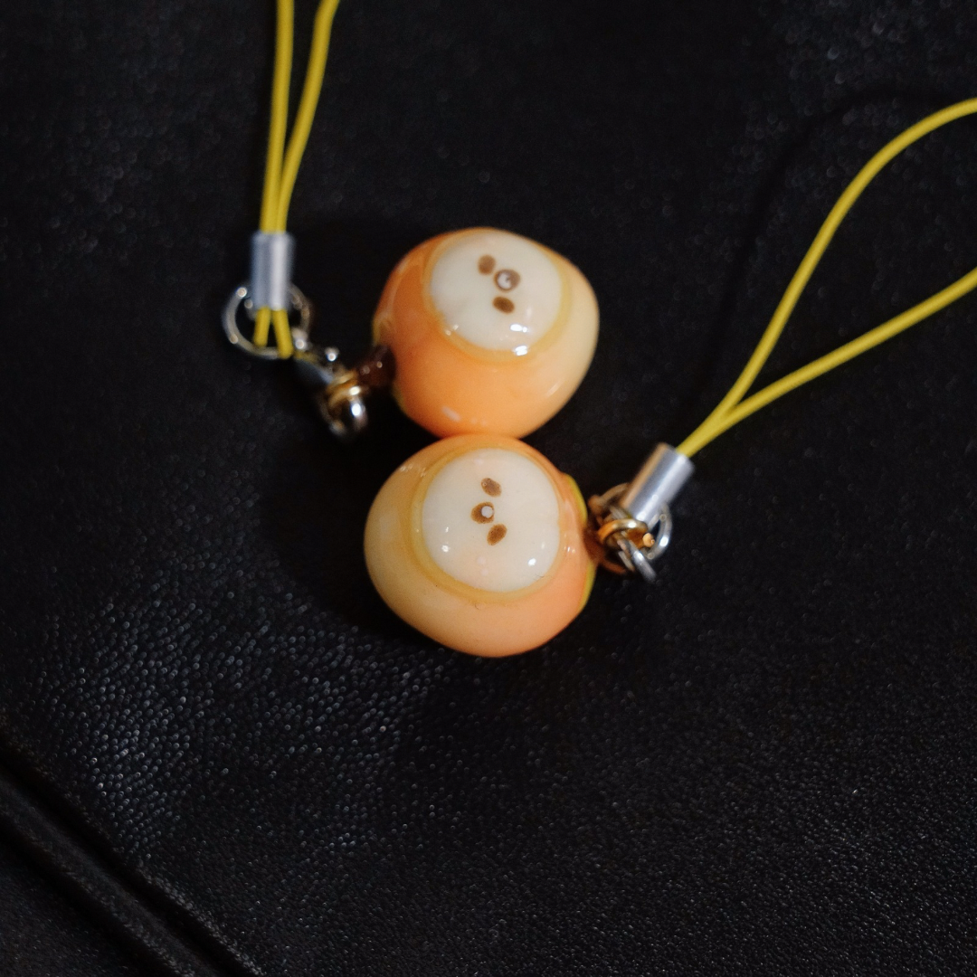 Peach Phone Charm
