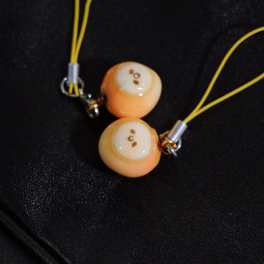 Peach Phone Charm