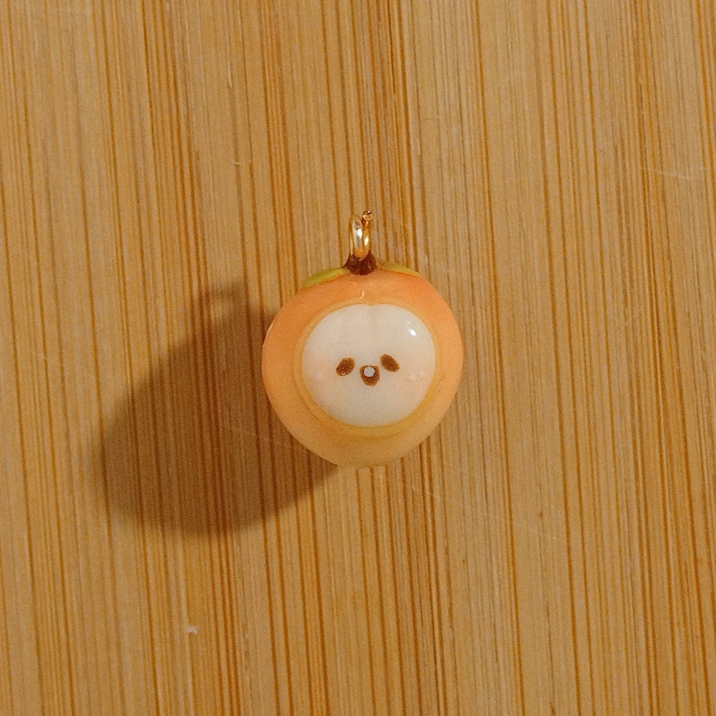 Peach Phone Charm