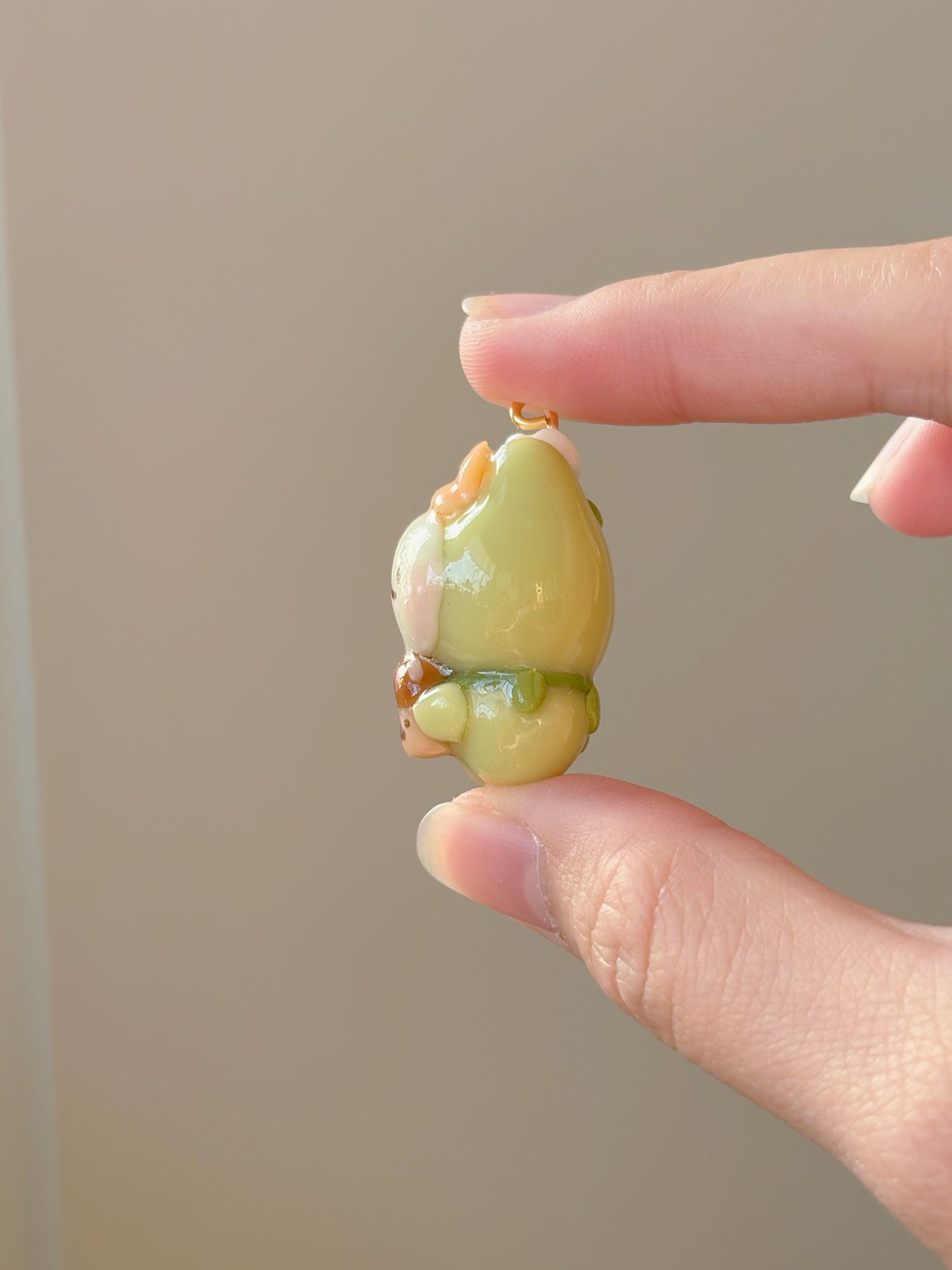 Froggie & Shiitake Mushroom Keychain - Customizable