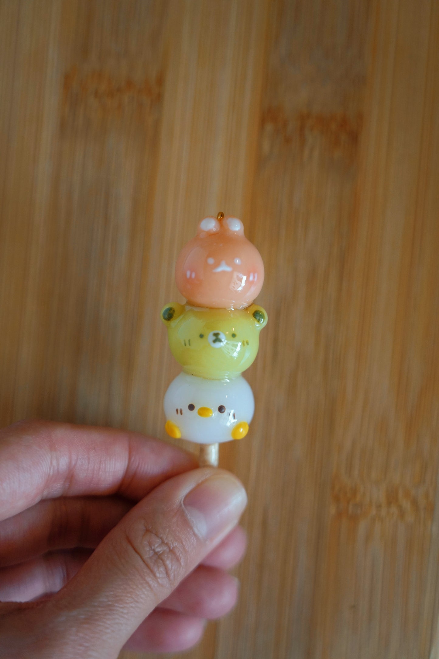 Mochi Dango Friends Keychain - Customizable