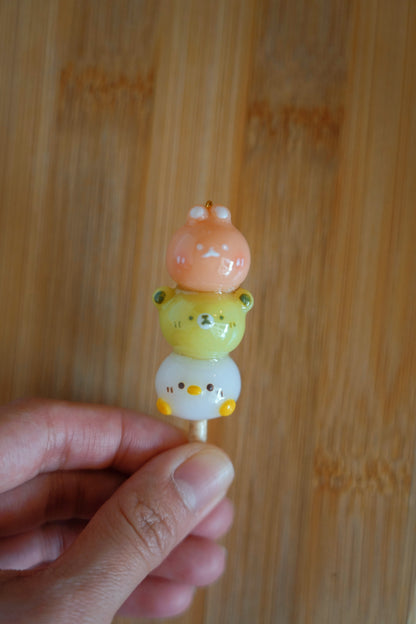 Mochi Dango Friends Keychain - Customizable