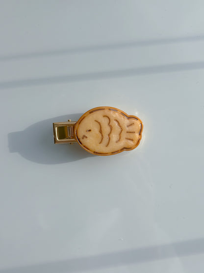 Hair Clip - Croissant & Taiyaki