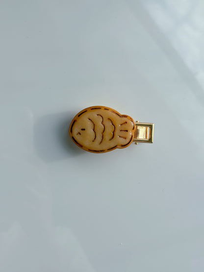 Hair Clip - Croissant & Taiyaki