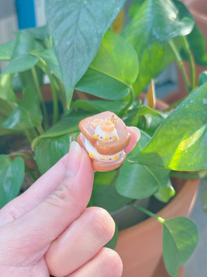 Duckie Ube Toast Keychain - Customizable