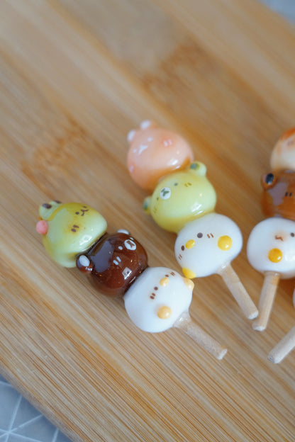 Mochi Dango Friends Keychain - Customizable