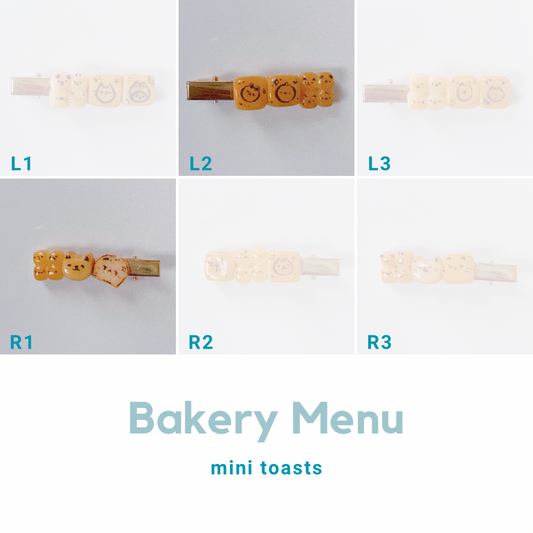 Hair Clip - Mini Toast