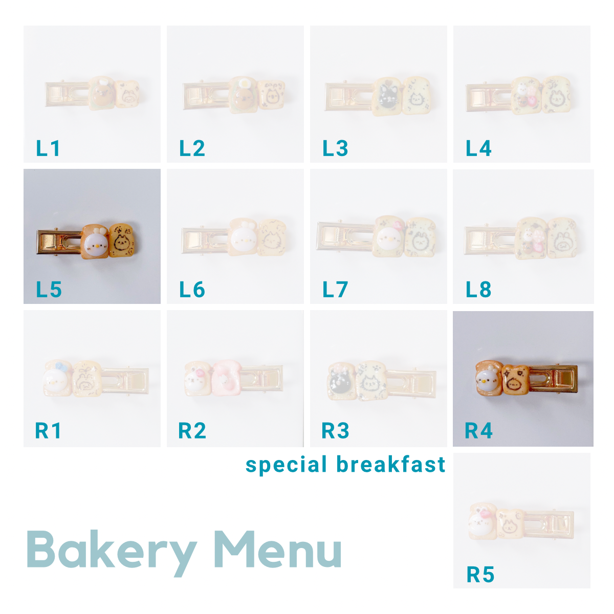 Hair Clip - Special Breakfast