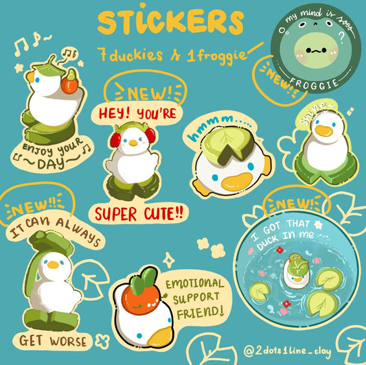 Duckies Stickers